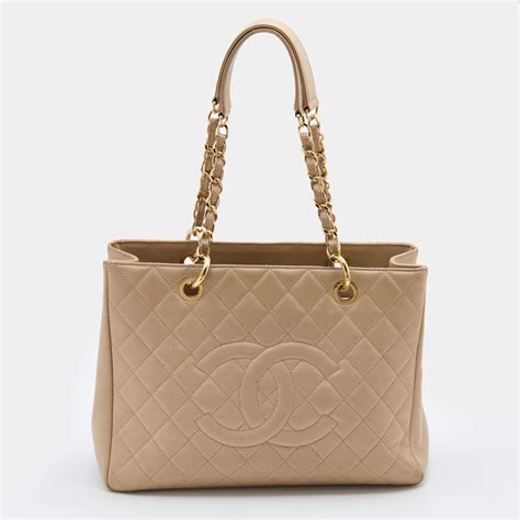 chanel quilted bag beige|chanel quilted handbag tote.